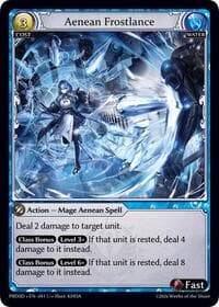 Aenean Frostlance - .asphodel/paradise Starter Decks - Grand Archive TCG card