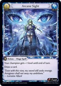 Arcane Sight - .asphodel/paradise Starter Decks - Grand Archive TCG card