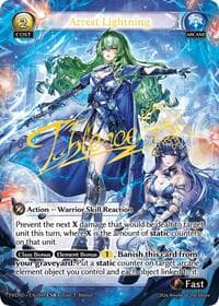 Arrest Lightning (CSR) - .asphodel/paradise Starter Decks - Grand Archive TCG card