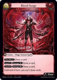 Blood Surge - .asphodel/paradise Starter Decks - Grand Archive TCG card