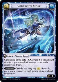 Conductive Strike - .asphodel/paradise Starter Decks - Grand Archive TCG card