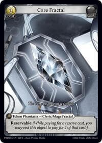 Core Fractal - .asphodel/paradise Starter Decks - Grand Archive TCG card