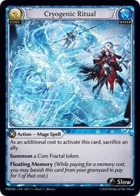 Cryogenic Ritual - .asphodel/paradise Starter Decks - Grand Archive TCG card