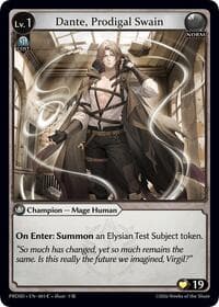 Dante, Prodigal Swain - .asphodel/paradise Starter Decks - Grand Archive TCG card
