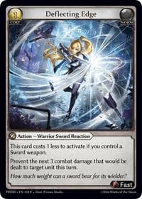 Deflecting Edge - .asphodel/paradise Starter Decks - Grand Archive TCG card