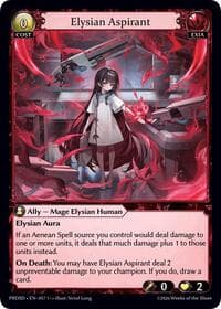 Elysian Aspirant - .asphodel/paradise Starter Decks - Grand Archive TCG card