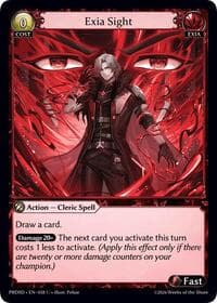 Exia Sight - .asphodel/paradise Starter Decks - Grand Archive TCG card