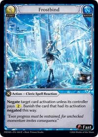 Frostbind - .asphodel/paradise Starter Decks - Grand Archive TCG card