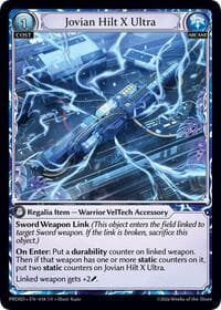 Jovian Hilt X Ultra - .asphodel/paradise Starter Decks - Grand Archive TCG card