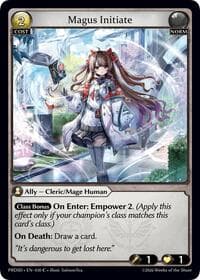 Magus Initiate - .asphodel/paradise Starter Decks - Grand Archive TCG card