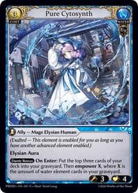 Pure Cytosynth - .asphodel/paradise Starter Decks - Grand Archive TCG card