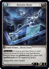 Reliable Blade - .asphodel/paradise Starter Decks - Grand Archive TCG card