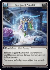 Safeguard Amulet - .asphodel/paradise Starter Decks - Grand Archive TCG card
