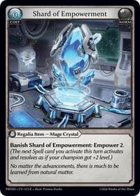 Shard of Empowerment - .asphodel/paradise Starter Decks - Grand Archive TCG card