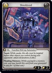 Shieldroid - .asphodel/paradise Starter Decks - Grand Archive TCG card