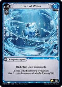 Spirit of Water - .asphodel/paradise Starter Decks - Grand Archive TCG card