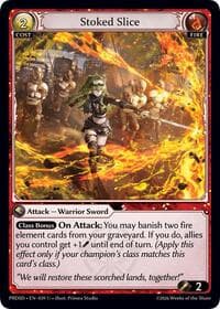Stoked Slice - .asphodel/paradise Starter Decks - Grand Archive TCG card