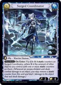 Surged Coordinator - .asphodel/paradise Starter Decks - Grand Archive TCG card