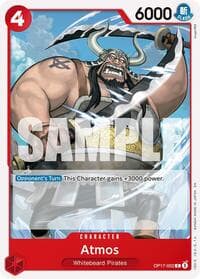 Atmos - The World's Strongest Warriors - One Piece Card Game card