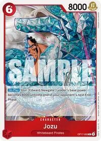 Jozu - The World's Strongest Warriors - One Piece Card Game card
