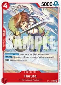 Haruta - The World's Strongest Warriors - One Piece Card Game card
