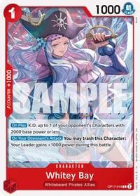 Whitey Bay - The World's Strongest Warriors - One Piece Card Game card