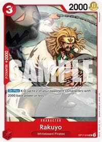 Rakuyo - The World's Strongest Warriors - One Piece Card Game card