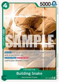 Building Snake (Pandaman Art) - The World's Strongest Warriors - One Piece Card Game card
