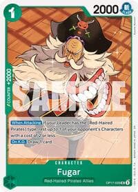 Fugar - The World's Strongest Warriors - One Piece Card Game card