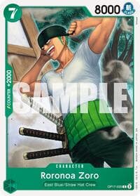Roronoa Zoro (035) - The World's Strongest Warriors - One Piece Card Game card