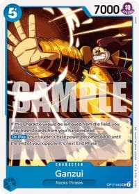 Ganzui - The World's Strongest Warriors - One Piece Card Game card