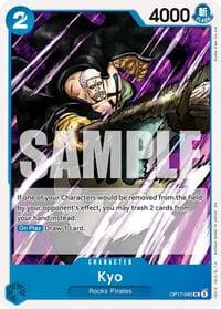Kyo - The World's Strongest Warriors - One Piece Card Game card