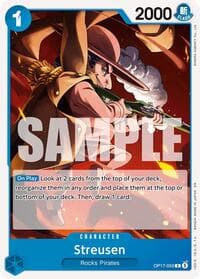 Streusen (050) - The World's Strongest Warriors - One Piece Card Game card