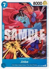 Jinbe (051) - The World's Strongest Warriors - One Piece Card Game card