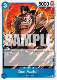 Don Marlon - The World's Strongest Warriors - One Piece Card Game card