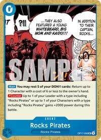 Rocks Pirates - The World's Strongest Warriors - One Piece Card Game card