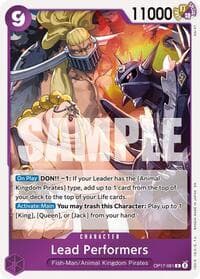 Lead Performers - The World's Strongest Warriors - One Piece Card Game card