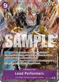 Lead Performers (Alternate Art) - The World's Strongest Warriors - One Piece Card Game card
