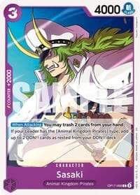 Sasaki - The World's Strongest Warriors - One Piece Card Game card