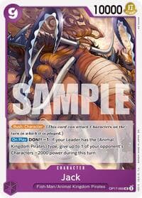 Jack - The World's Strongest Warriors - One Piece Card Game card