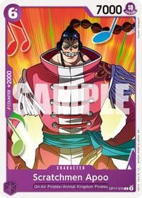 Scratchmen Apoo - The World's Strongest Warriors - One Piece Card Game card