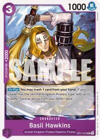 Basil Hawkins - The World's Strongest Warriors - One Piece Card Game card
