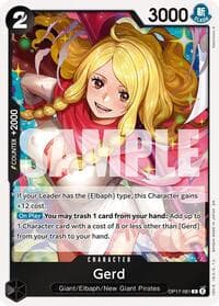 Gerd - The World's Strongest Warriors - One Piece Card Game card