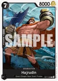 Hajrudin - The World's Strongest Warriors - One Piece Card Game card