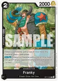 Franky - The World's Strongest Warriors - One Piece Card Game card