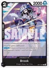 Brook - The World's Strongest Warriors - One Piece Card Game card