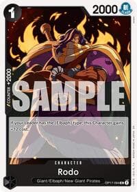Rodo - The World's Strongest Warriors - One Piece Card Game card