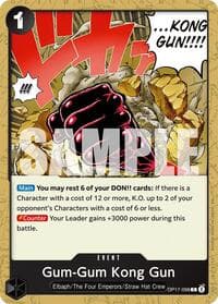 Gum-Gum Kong Gun - The World's Strongest Warriors - One Piece Card Game card