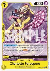 Charlotte Perospero - The World's Strongest Warriors - One Piece Card Game card