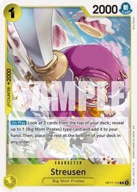 Streusen (113) - The World's Strongest Warriors - One Piece Card Game card